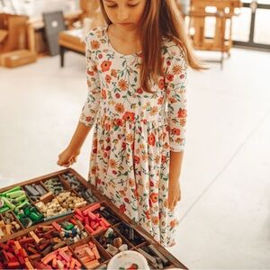 Alice + Ames Ballet Dress 8 Lucia Floral Spring Easter Photo